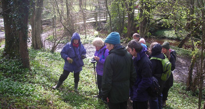 Ryenats members on riverside path